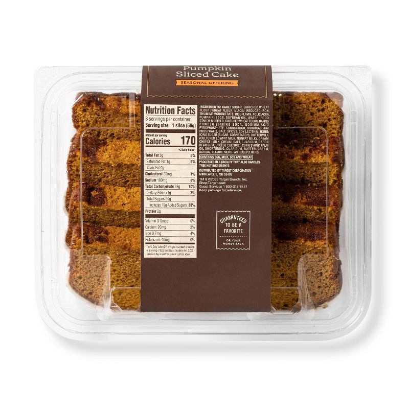 slide 3 of 4, Iced Pumpkin Sliced Cakes - 14.1oz/8ct - Favorite Day™, 8 ct; 14.1 oz