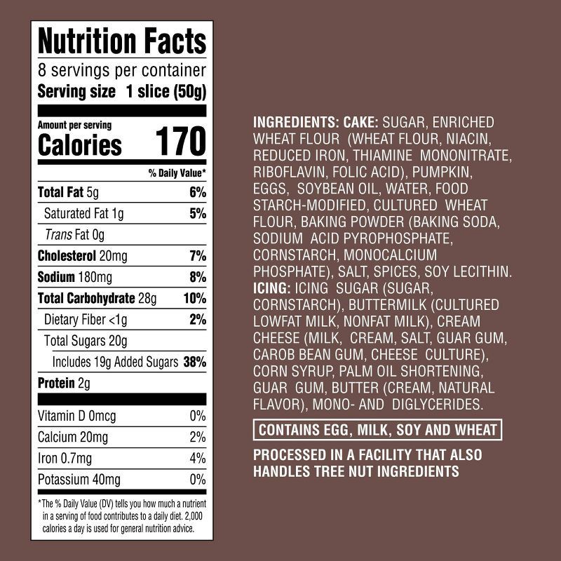 slide 4 of 4, Iced Pumpkin Sliced Cakes - 14.1oz/8ct - Favorite Day™, 8 ct; 14.1 oz