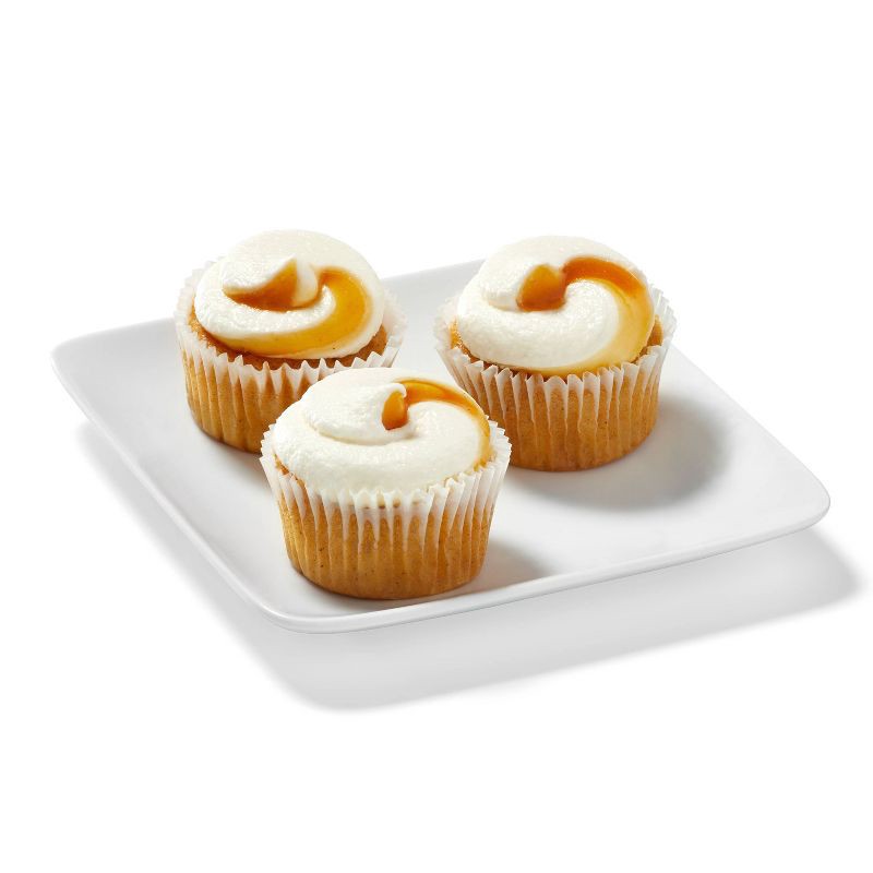 slide 2 of 3, Harvest Pumpkin Spice Mini Cupcakes - 10oz/12ct - Favorite Day™, 12 ct; 10 oz