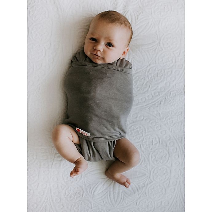 slide 5 of 10, embe Starter 2-Way Swaddle - Slate Grey, 1 ct