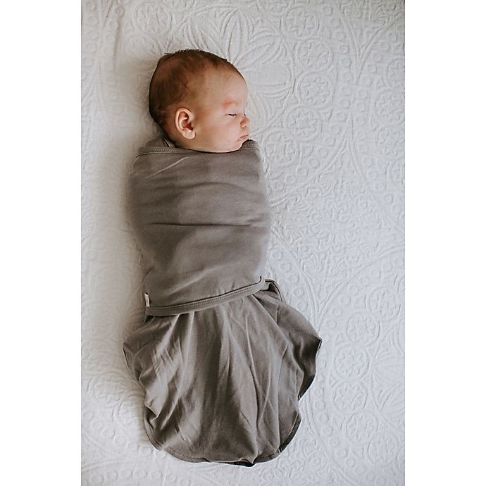 slide 6 of 10, embe Starter 2-Way Swaddle - Slate Grey, 1 ct