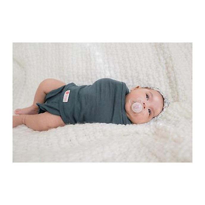 slide 8 of 10, embe Starter 2-Way Swaddle - Slate Grey, 1 ct