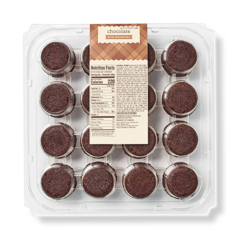 slide 2 of 3, Harvest Mini Brownie Platter - 14oz/16ct - Favorite Day™, 14 oz, 16 ct