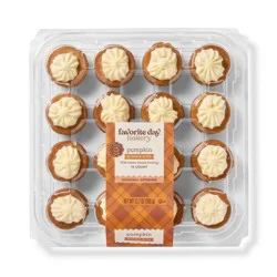 Pumpkin Bar Bites with Cream Cheese Frosting - 12.7oz/16ct - Favorite Day™