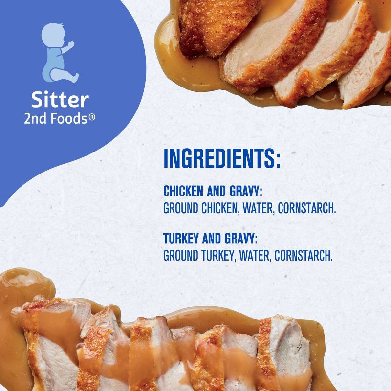 slide 8 of 10, Gerber Baby Food Stage 2 Meats Variety Pack Puree Jars - 30oz/12pk, 12 ct; 30 oz