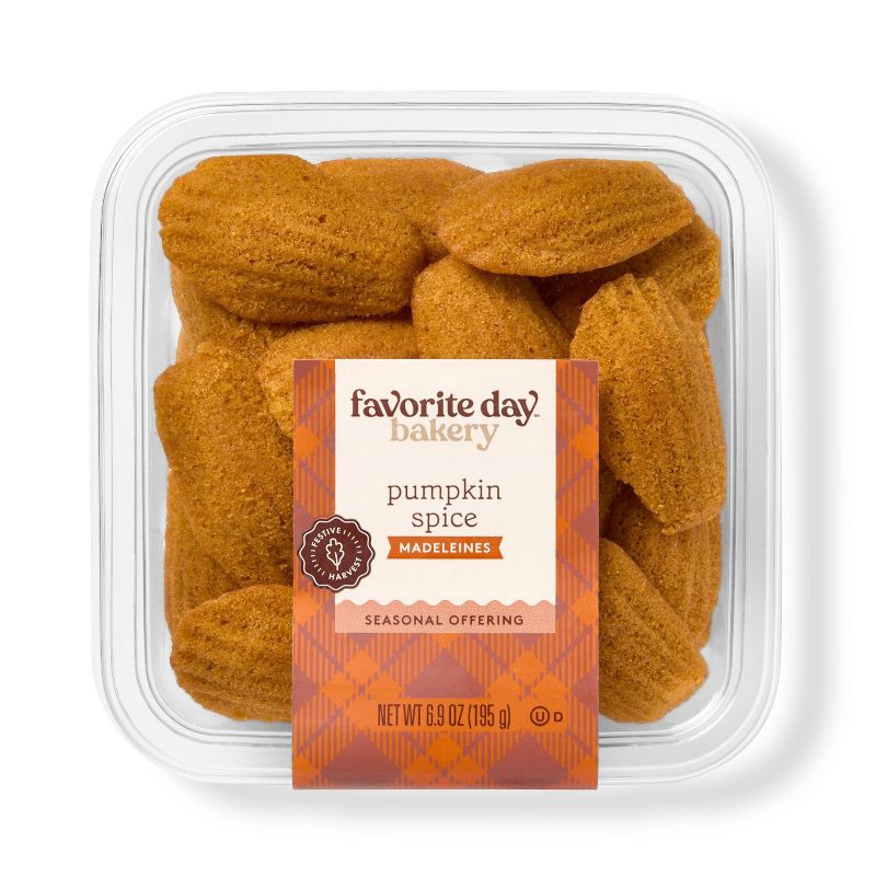 slide 1 of 3, Pumpkin Madeleine Cookies - 6.9oz/15ct - Favorite Day™, 6.9 oz, 15 ct