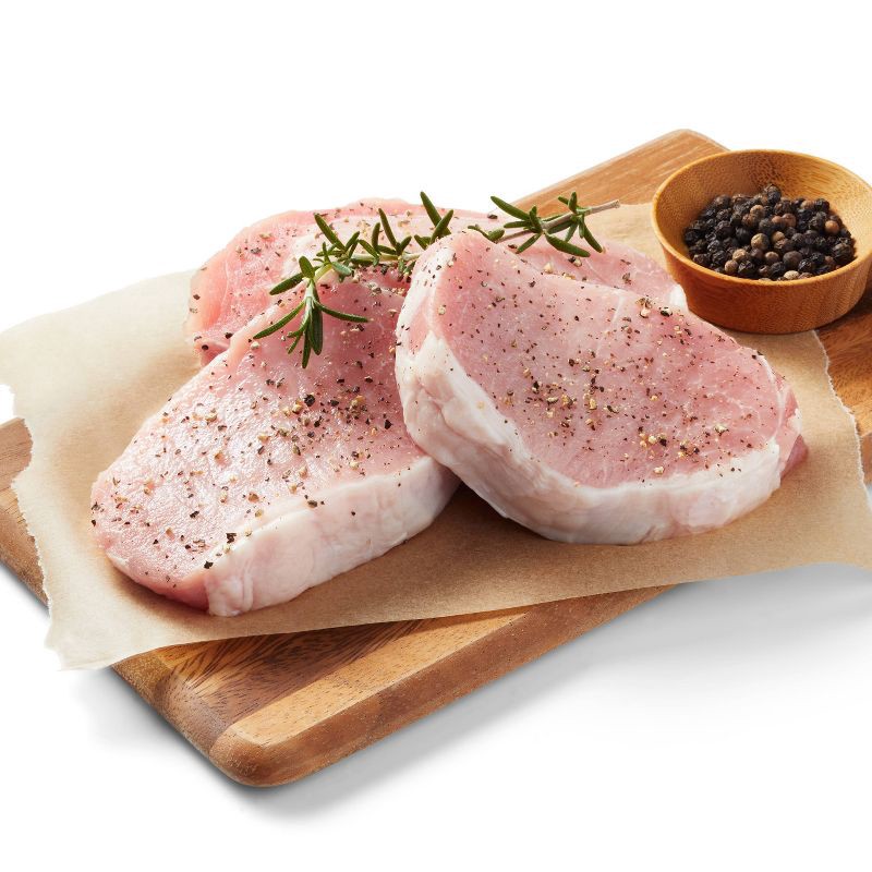 slide 2 of 3, Boneless Center Pork Chop - price per lb - Good & Gather™, per lb