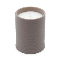 HD Designs Ceramic Candle Taupe - Lavender Vanilla, 14 oz