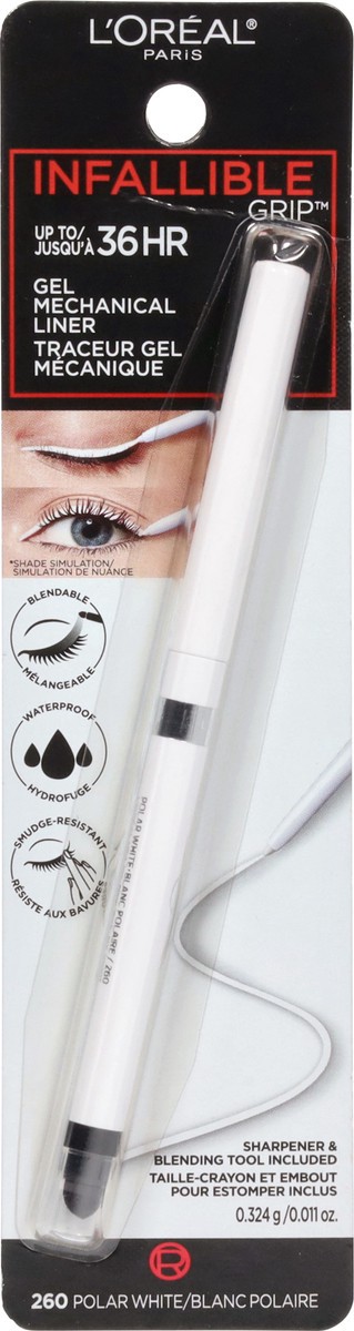 slide 11 of 12, L'Oréal Infallible Polar White 260 Mechanical Liner 0.011 oz, 0.011 oz