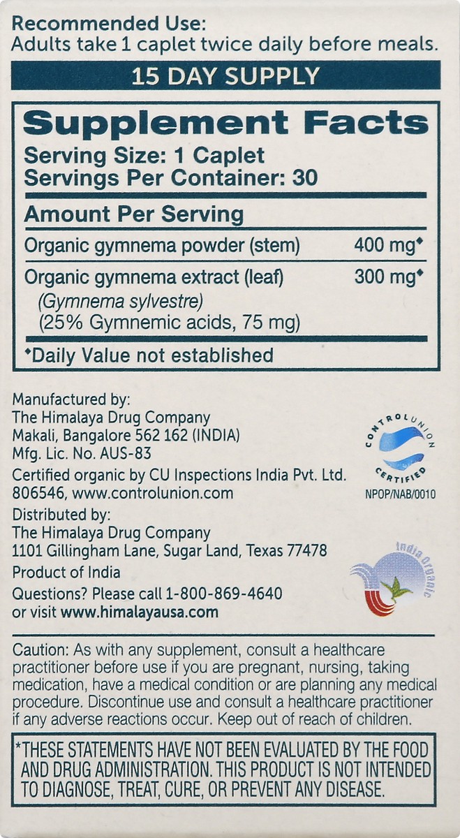 slide 2 of 13, Himalaya Gymnema 30 ea, 30 ct