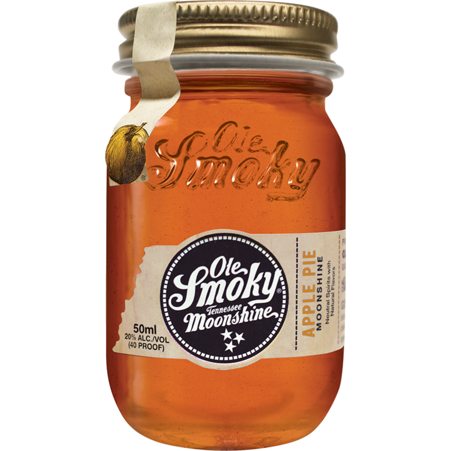 slide 1 of 1, Ole Smoky Moonshine Apple Pie Moonshine, 6 ct; 50 ml