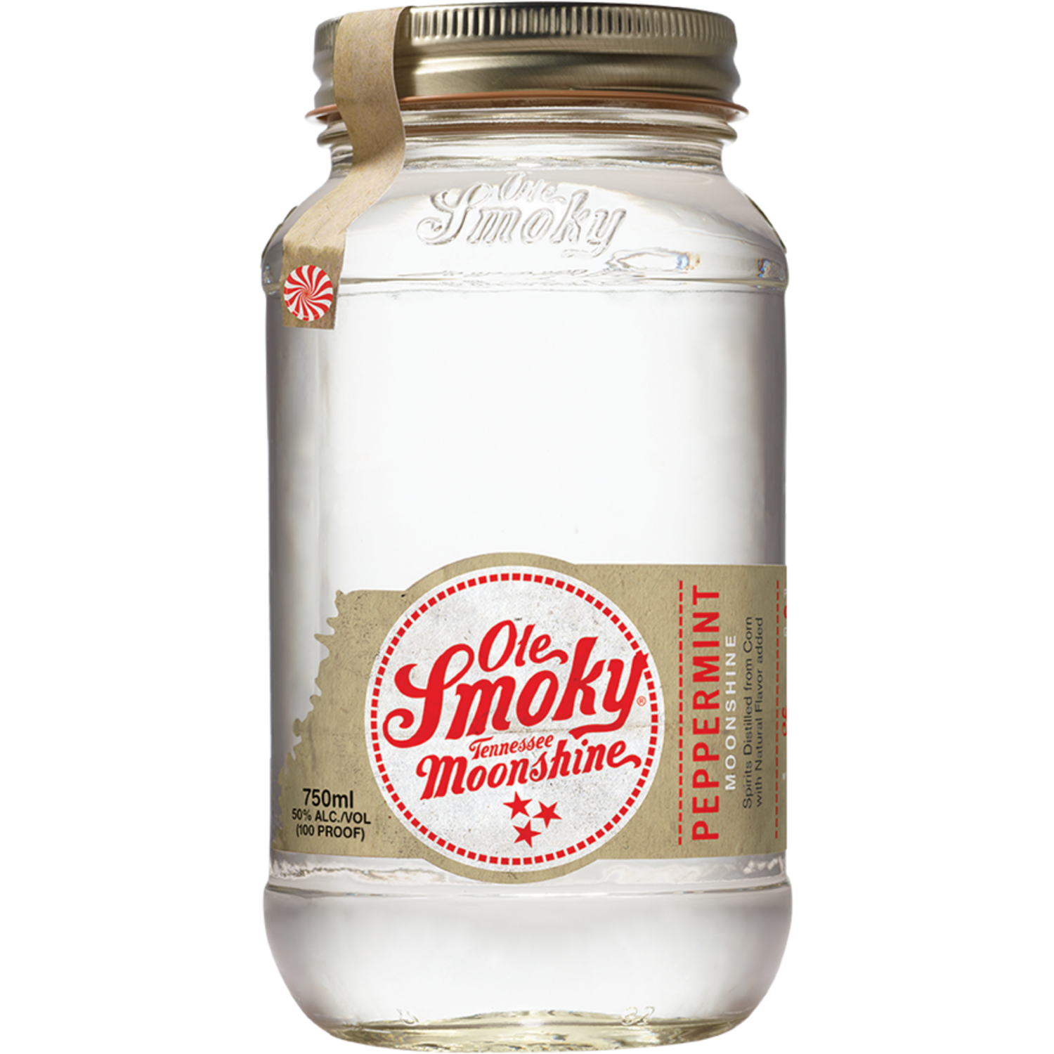 slide 1 of 3, Ole Smoky Peppermint Moonshine Flavored Whiskey, 750 ml