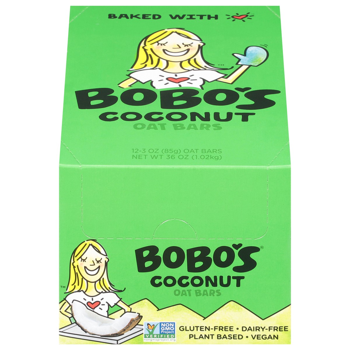 slide 5 of 14, Bobo's Coconut Oat Bars 12 - 3 oz Bars, 12 ct