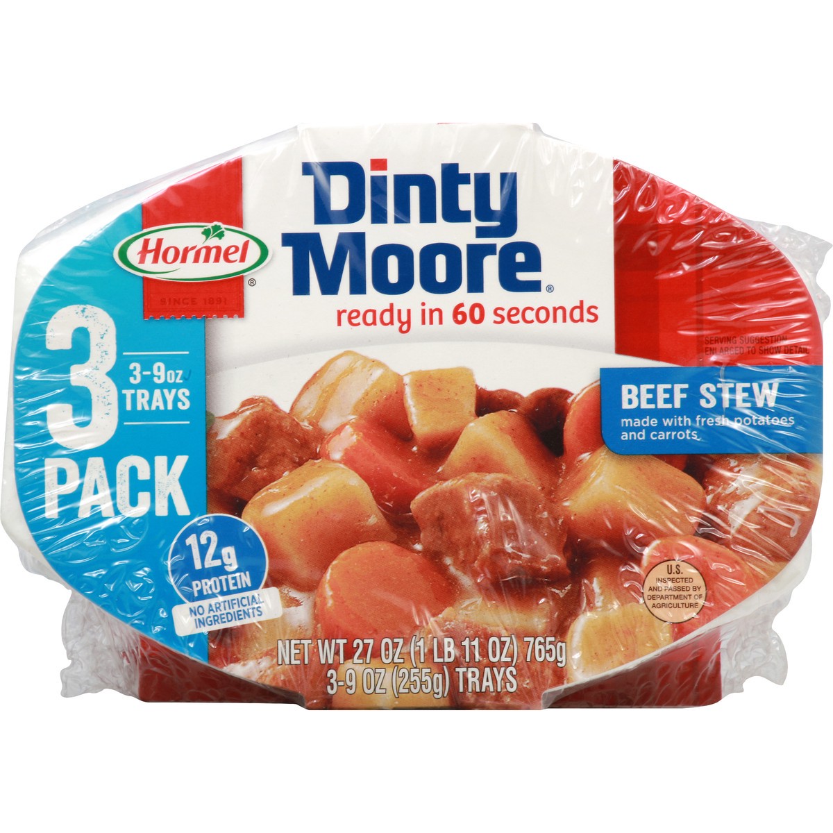 slide 9 of 10, DINTY MOORE Beef Stew 3 Pack, 27 oz