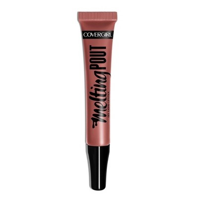 slide 1 of 8, Covergirl Colorlicious Melting Pout Gel Liquid Lipstick 100 Gelebrity, 0.24 oz