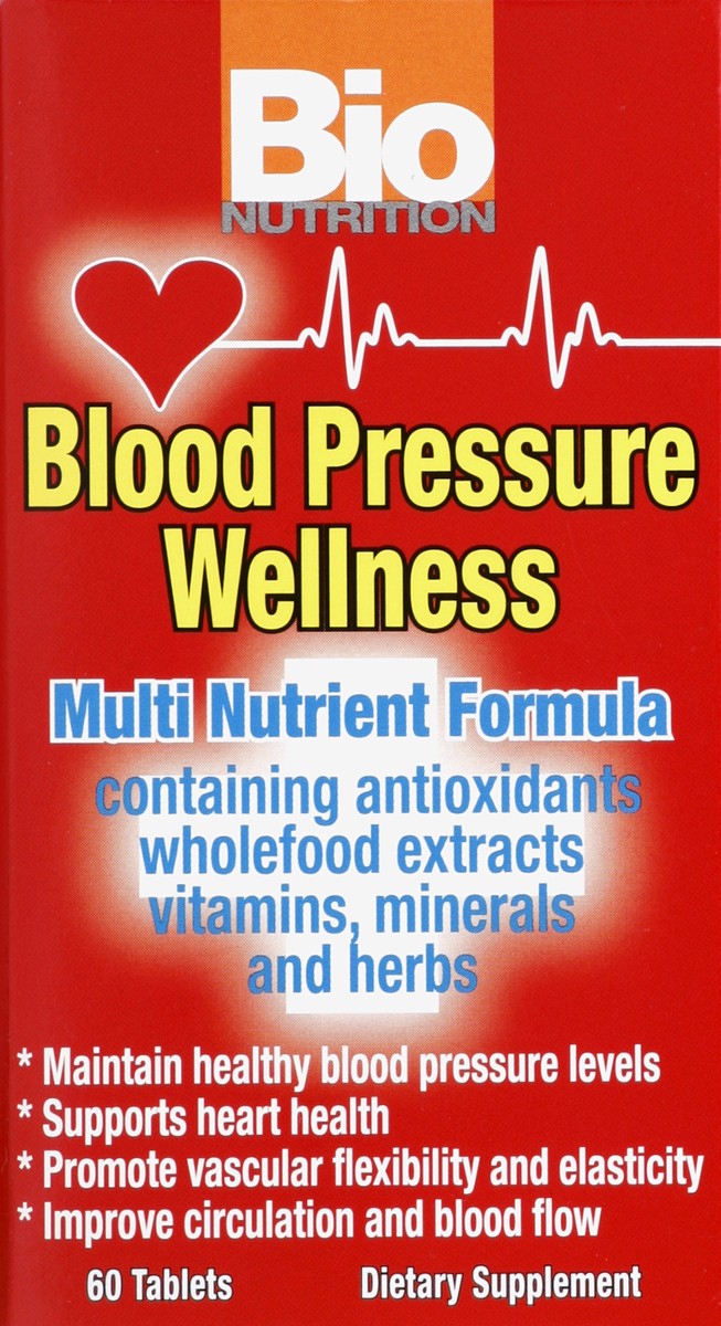 slide 5 of 5, Bio Nutrition Blood Pressure Wellness, 60 ct