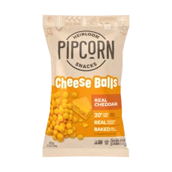 Pip's Heirloom Snacks Cheddar Cheese Balls 4.5 oz