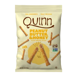 Quinn Peanut Butter Honey Filled Pretzel Sticks