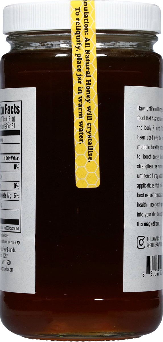 slide 3 of 14, The Pure Raw Honey Company Dark Wild Flower Honey 16 oz, 160z