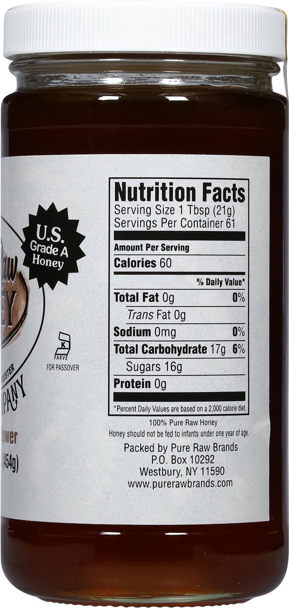 slide 7 of 14, The Pure Raw Honey Company Dark Wild Flower Honey 16 oz, 160z