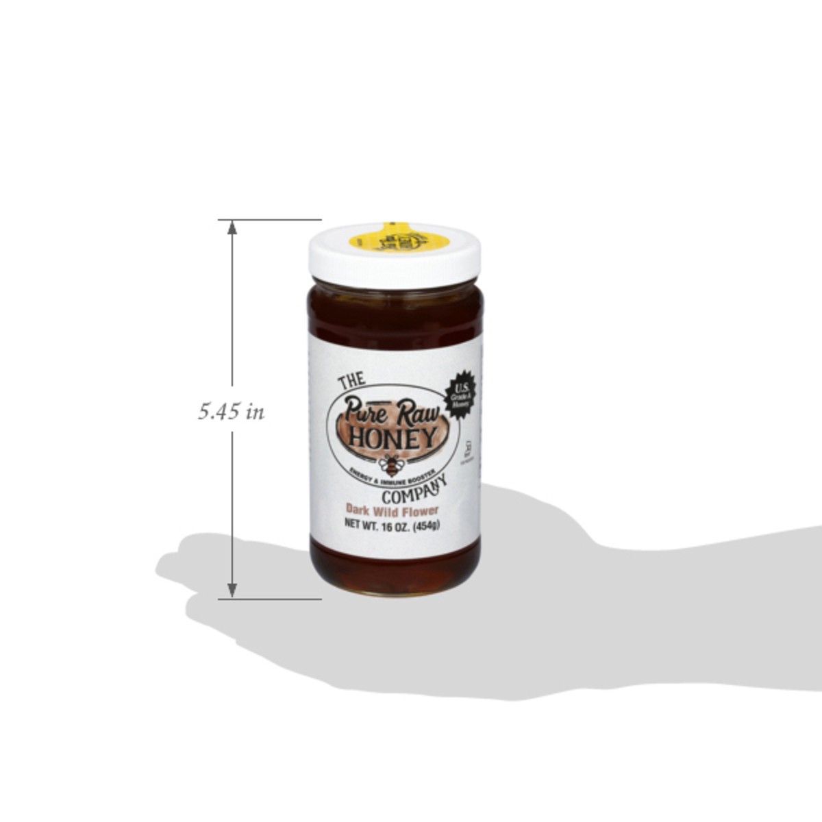 slide 10 of 14, The Pure Raw Honey Company Dark Wild Flower Honey 16 oz, 160z
