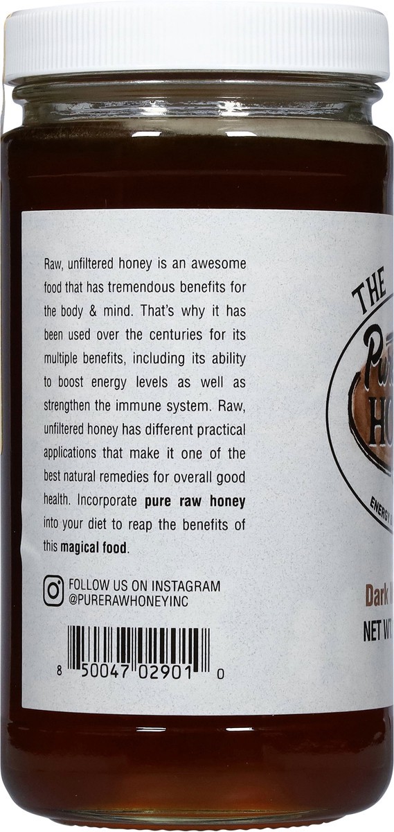 slide 12 of 14, The Pure Raw Honey Company Dark Wild Flower Honey 16 oz, 160z