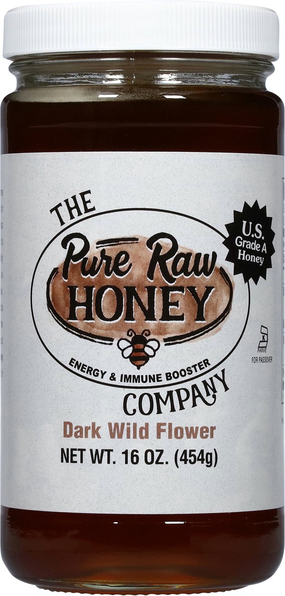 slide 5 of 14, The Pure Raw Honey Company Dark Wild Flower Honey 16 oz, 160z