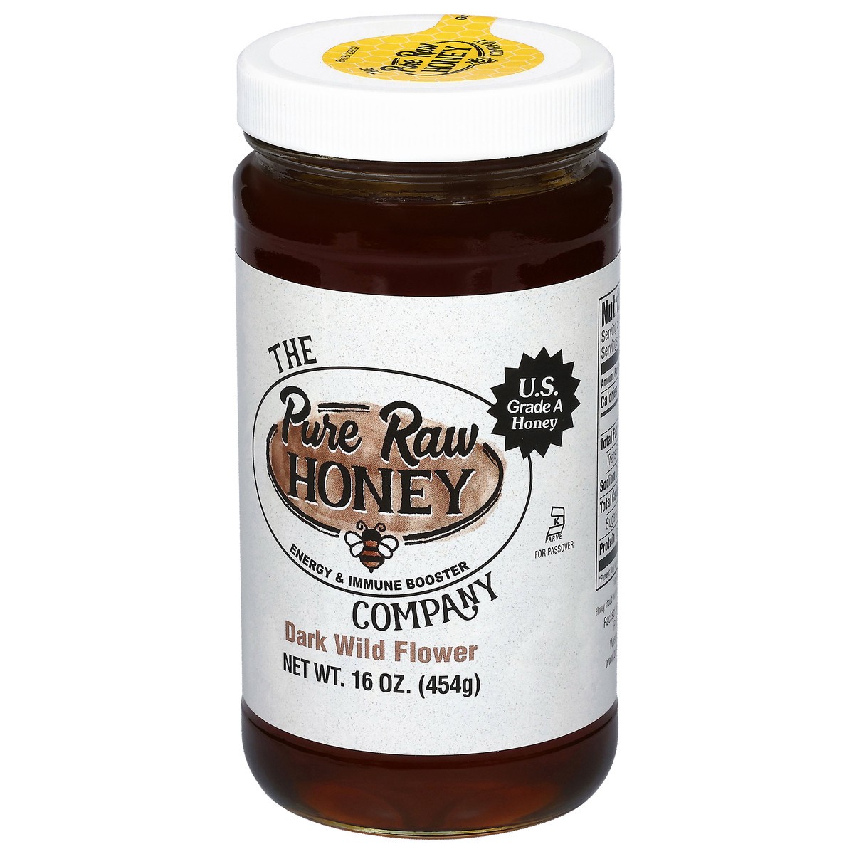slide 13 of 14, The Pure Raw Honey Company Dark Wild Flower Honey 16 oz, 160z