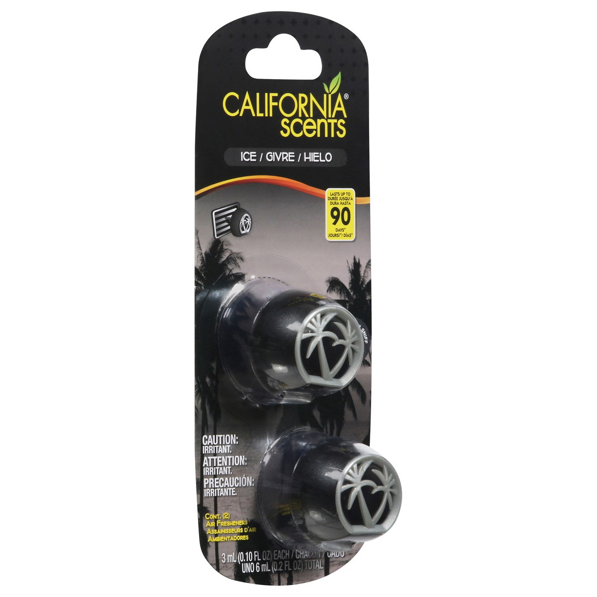 slide 5 of 9, California Scents Ice Air Fresheners 2 ea, 0.10 fl oz