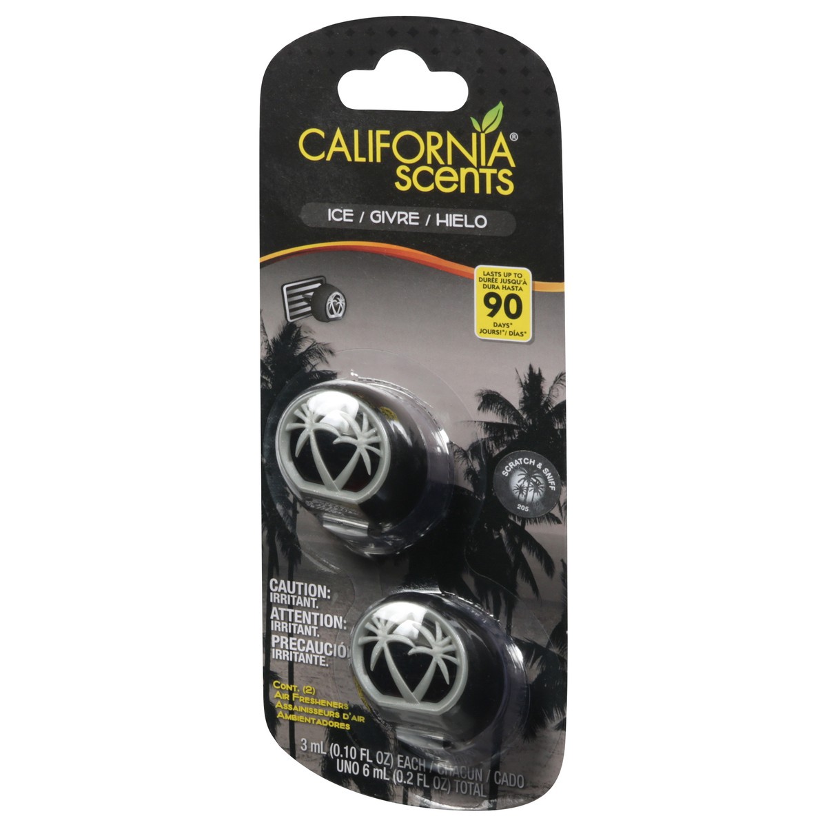 slide 2 of 9, California Scents Ice Air Fresheners 2 ea, 0.10 fl oz