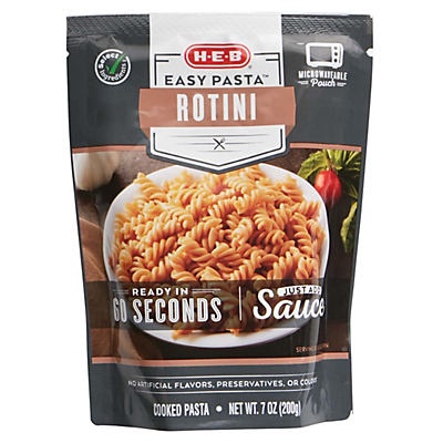 slide 1 of 1, H-E-B Select Ingredients Easy Pasta Rotini, 7 oz