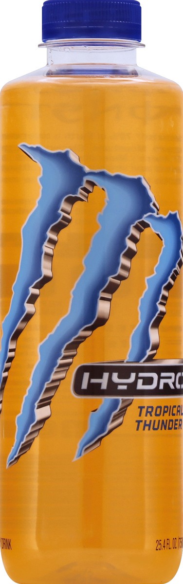 slide 4 of 4, Monster Energy Hydro Tropical Thunder - 25.4 fl oz, 25.4 fl oz