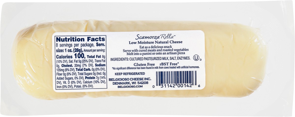 slide 5 of 9, Belgioioso Sliced Scamorza Rella Cheese - 8 Oz, 8 oz