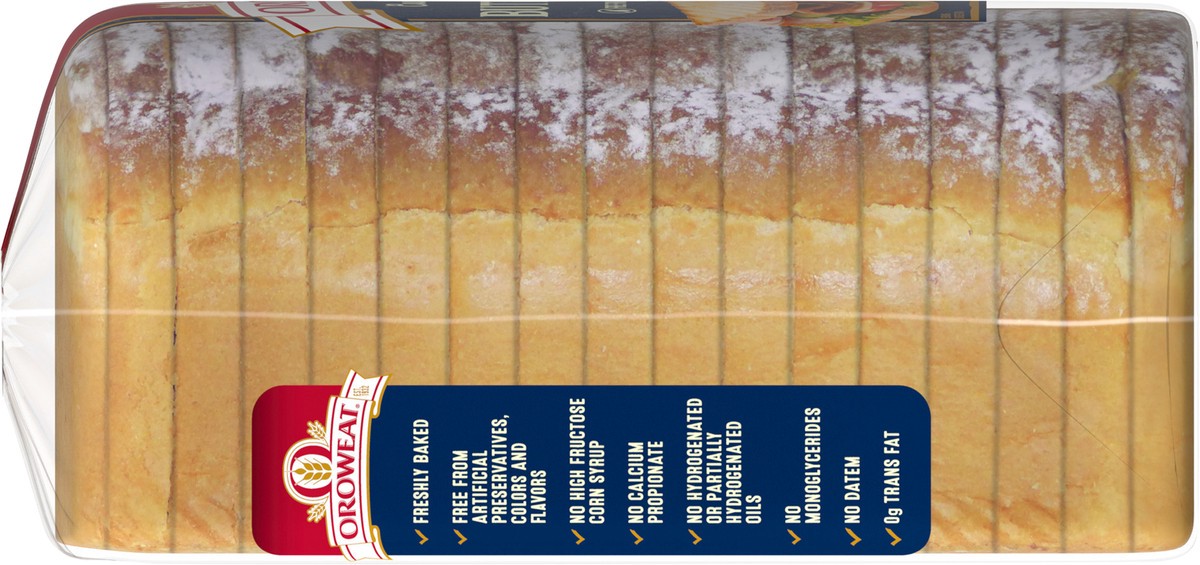 slide 5 of 7, Oroweat Country Style Buttermilk Bread, 24 oz, White Bread, Bag, 24 oz