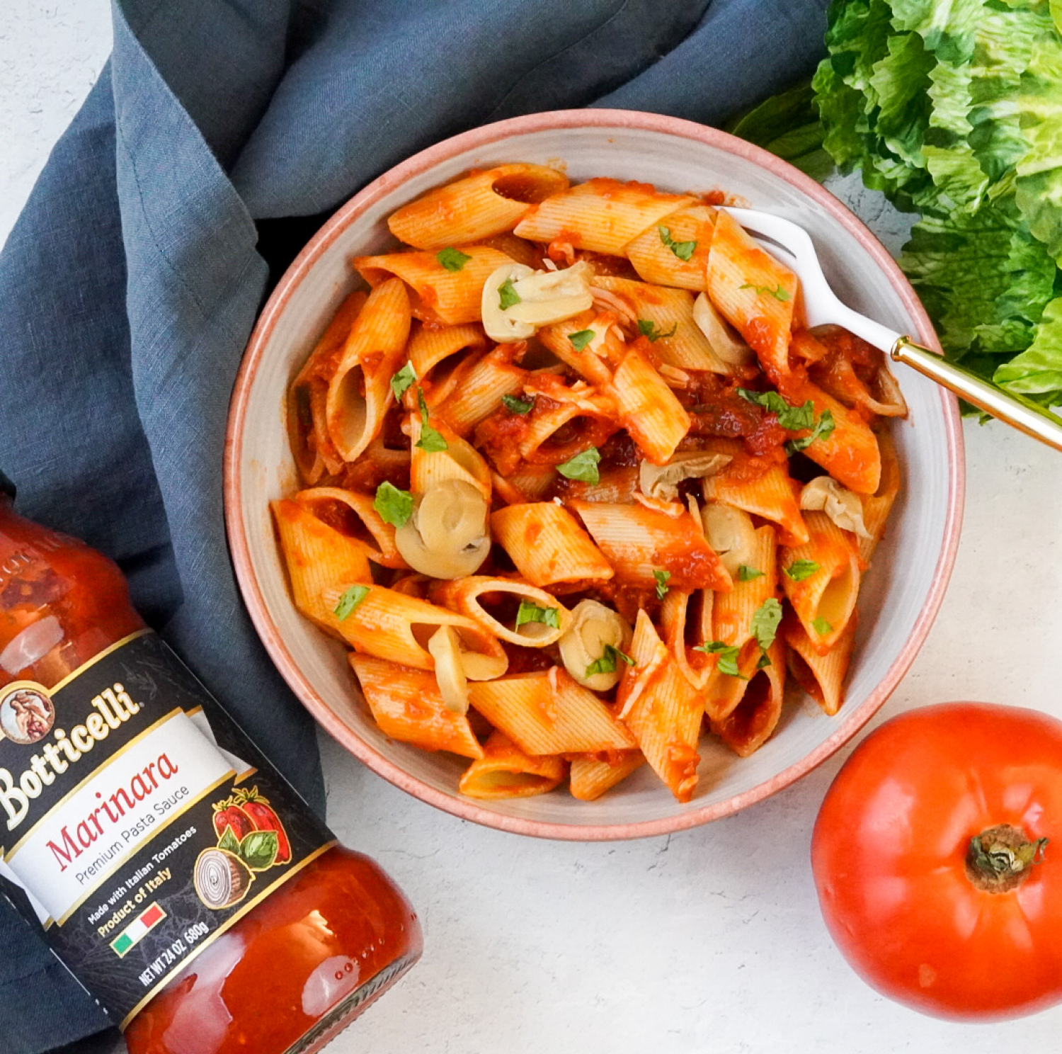 slide 3 of 8, Botticelli Premium Marinara Pasta Sauce 24 oz, 24 oz