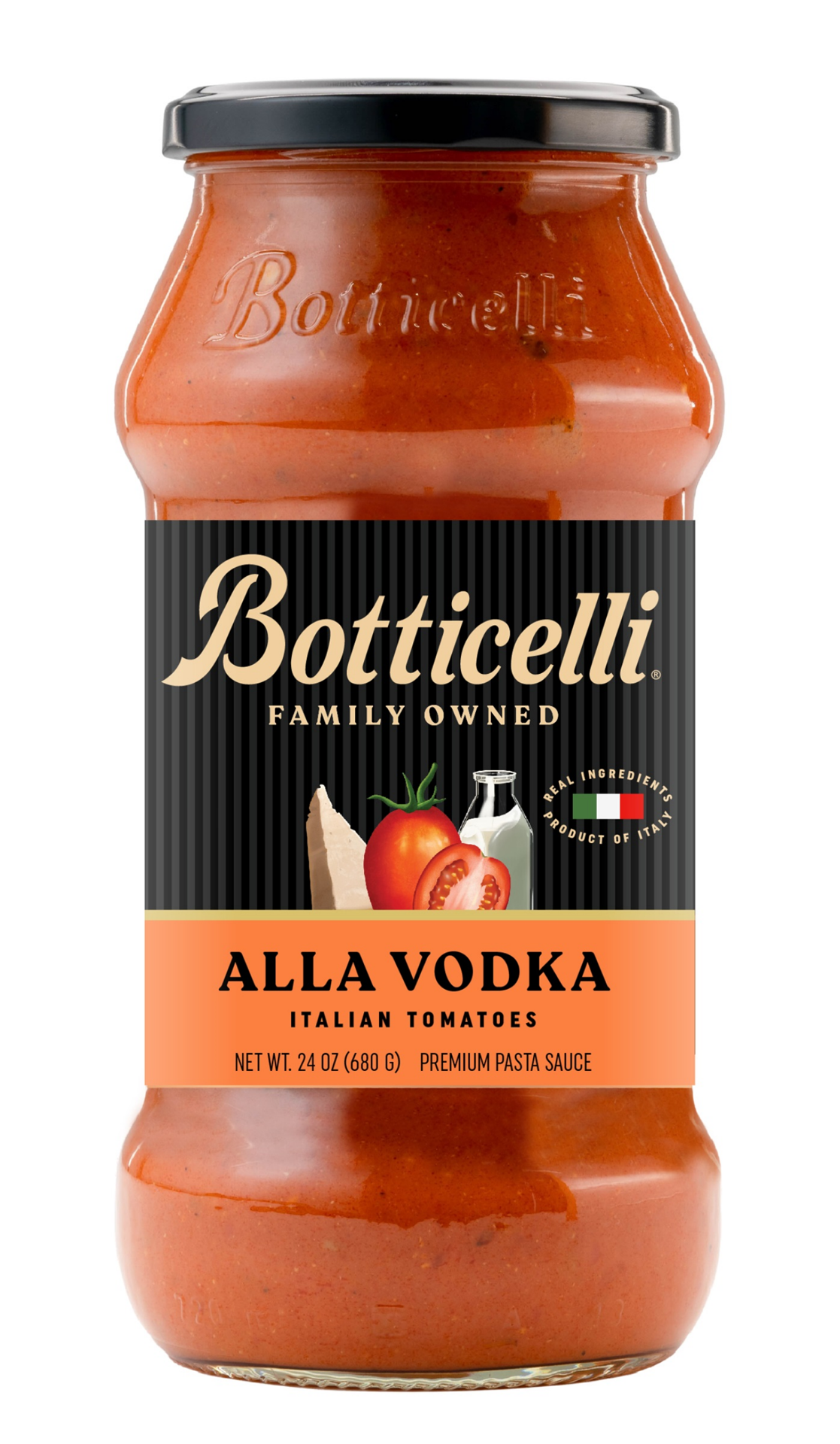slide 1 of 1, Botticelli Premium Alla Vodka Pasta Sauce 24 oz, 24 oz