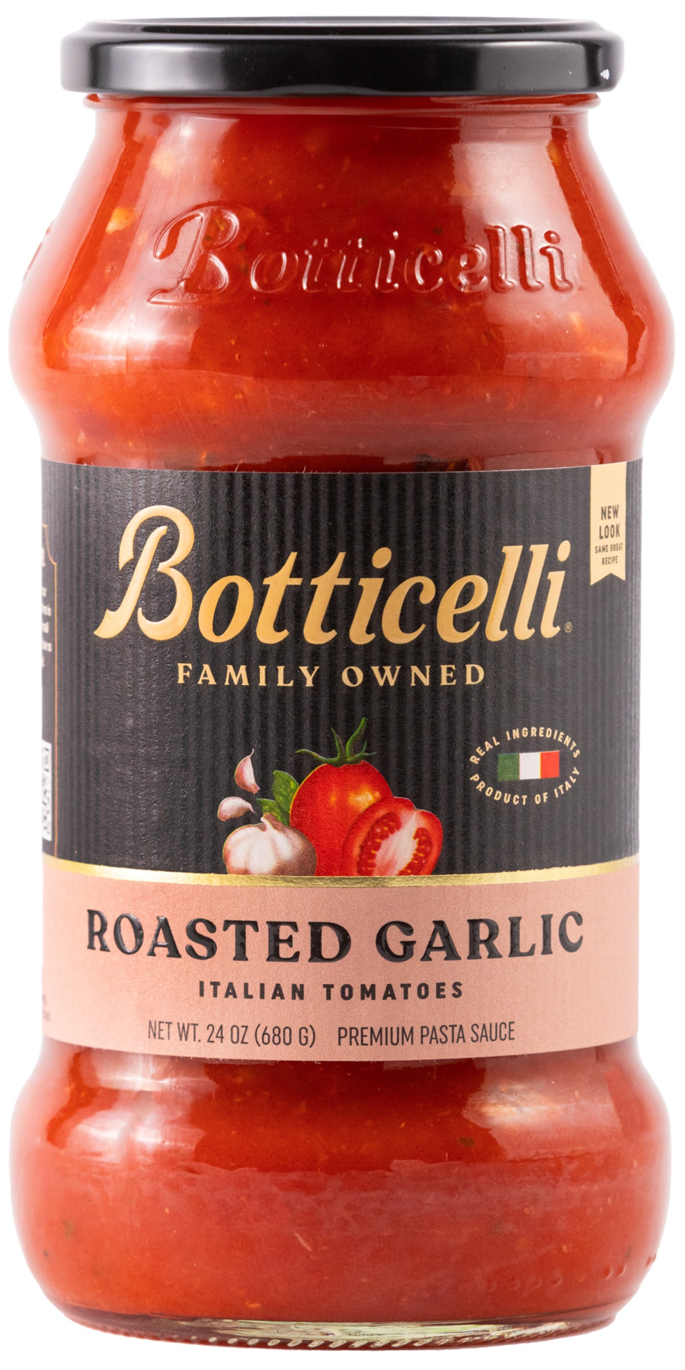 slide 1 of 6, Botticelli Roasted Garlic, 24 oz