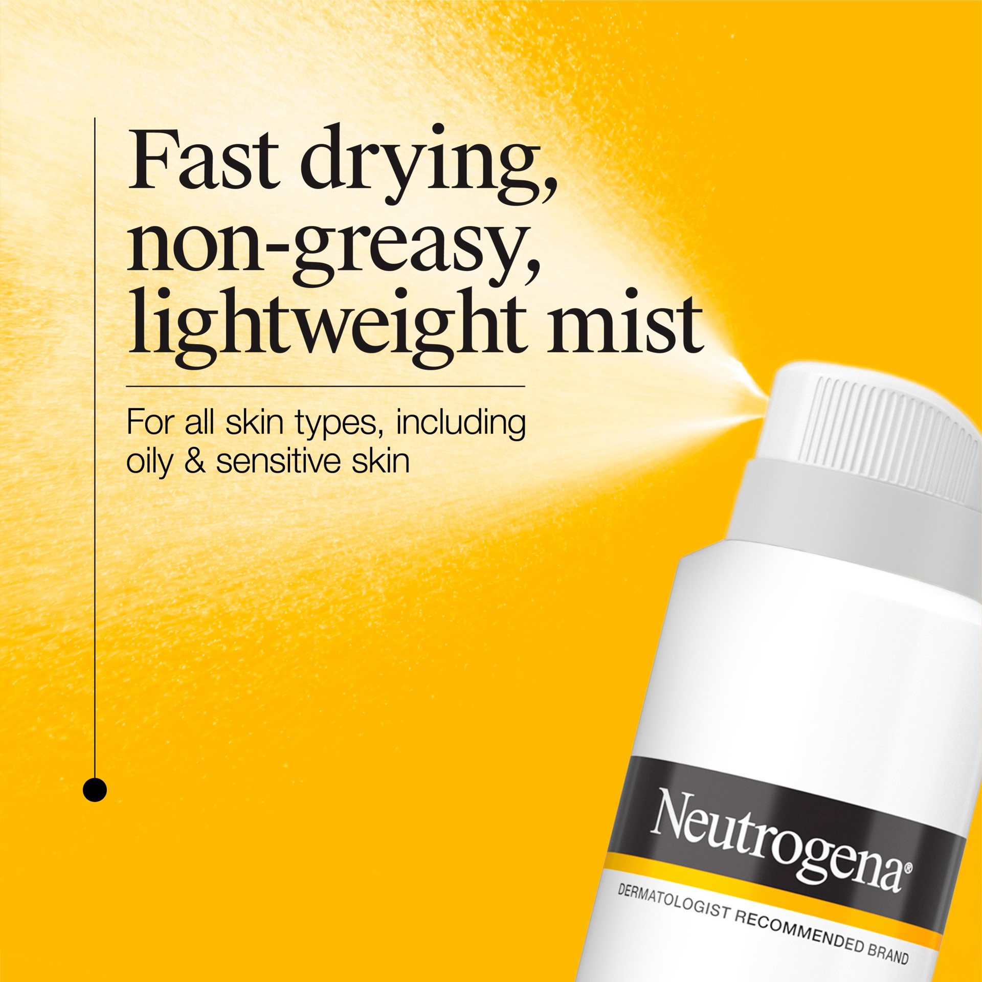 slide 9 of 9, Neutrogena Clear Body Spray Spf 50, 5 oz