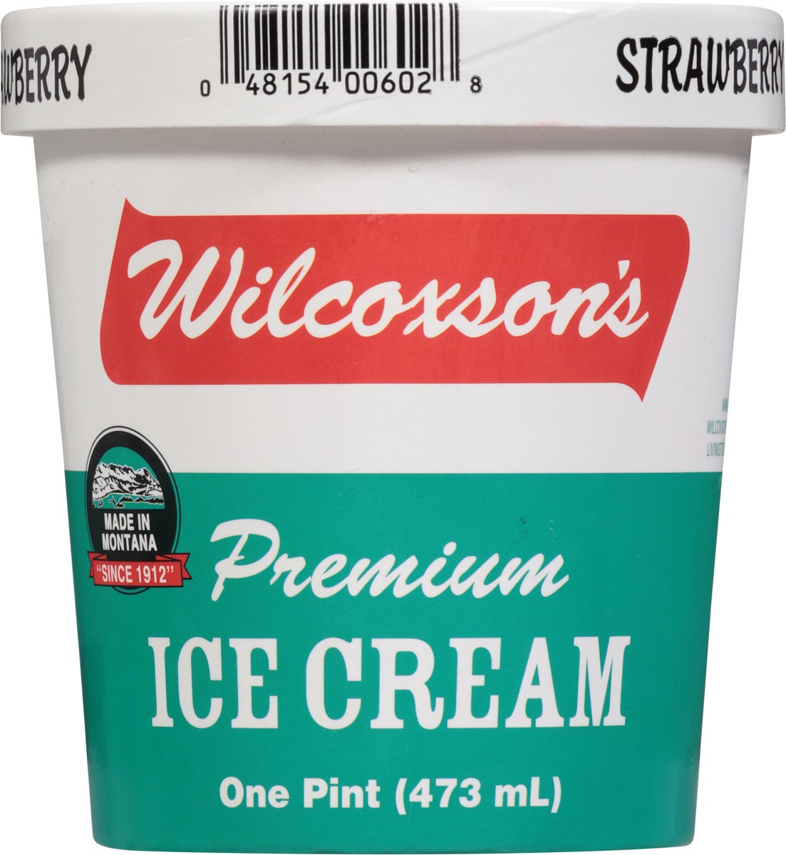 slide 13 of 13, Wilcoxson's Premium Strawberry Ice Cream 1 pt, 1 pint
