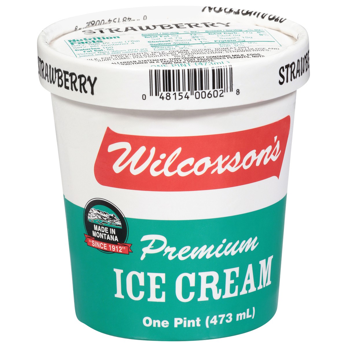 slide 5 of 13, Wilcoxson's Premium Strawberry Ice Cream 1 pt, 1 pint