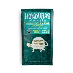 Bent Tree Coffee Honduras Blend Whole Coffee Bean, Medium Roast