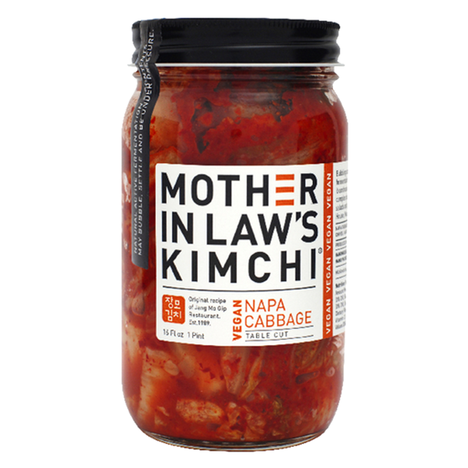 slide 1 of 1, Mother in Law's Mother In Laws Kimchi Cabbage, Napa, Table Cut, 16 oz
