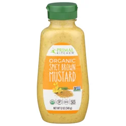 Primal Kitchen Organic Spicy Brown Mustard 12 oz