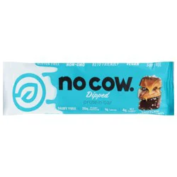 No Cow Dipped Chocolate Salted Caramel Protein Bar