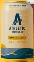 Athletic Brewing Beer, Light Copper, 6 Pack
