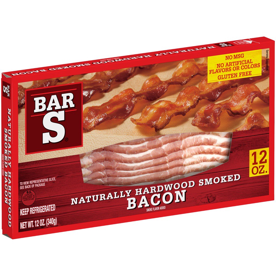 slide 2 of 7, Bar-S Smoked Sliced Bacon, 12 oz