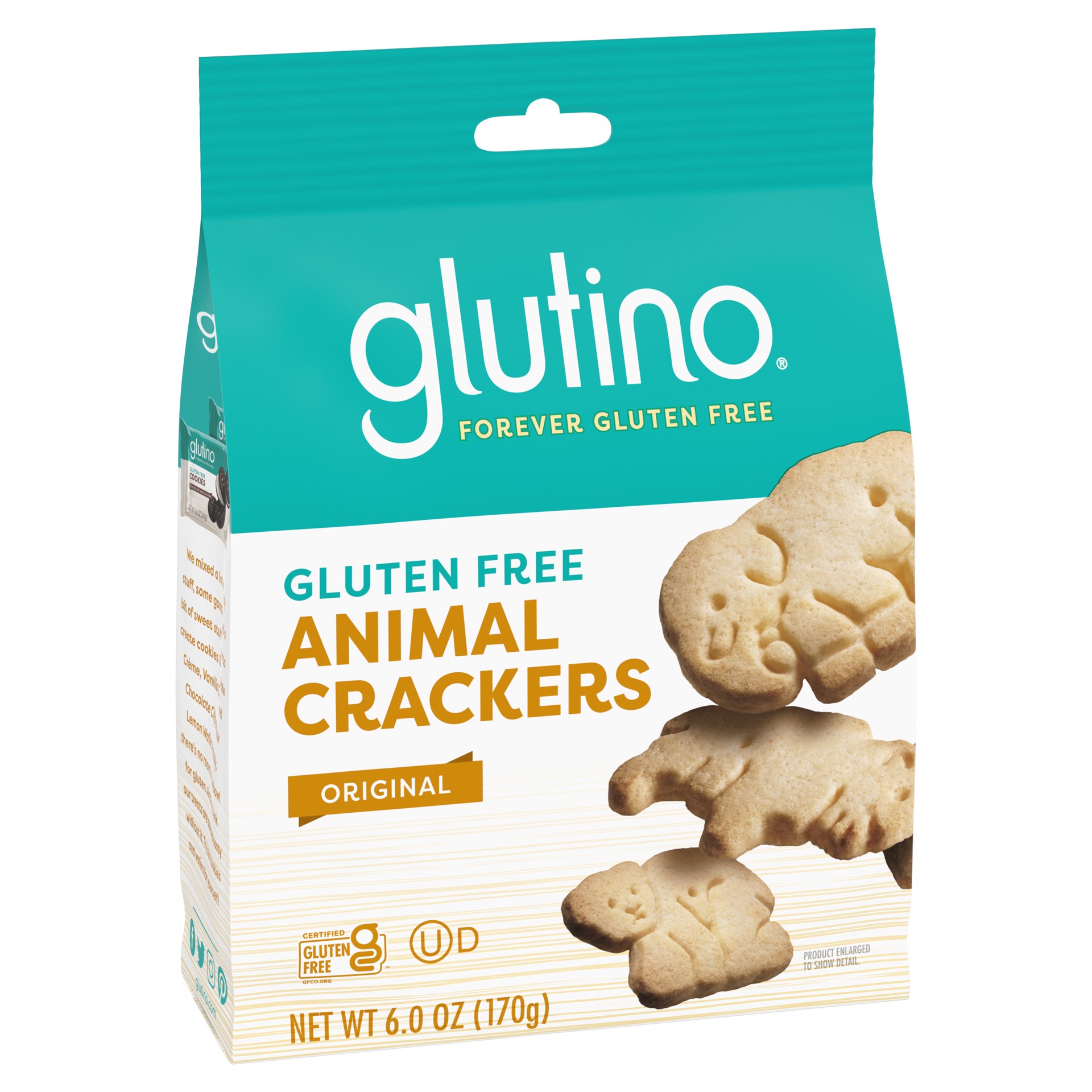 slide 2 of 5, Glutino Gluten Free Original Animal Crackers 6 oz, 6 oz