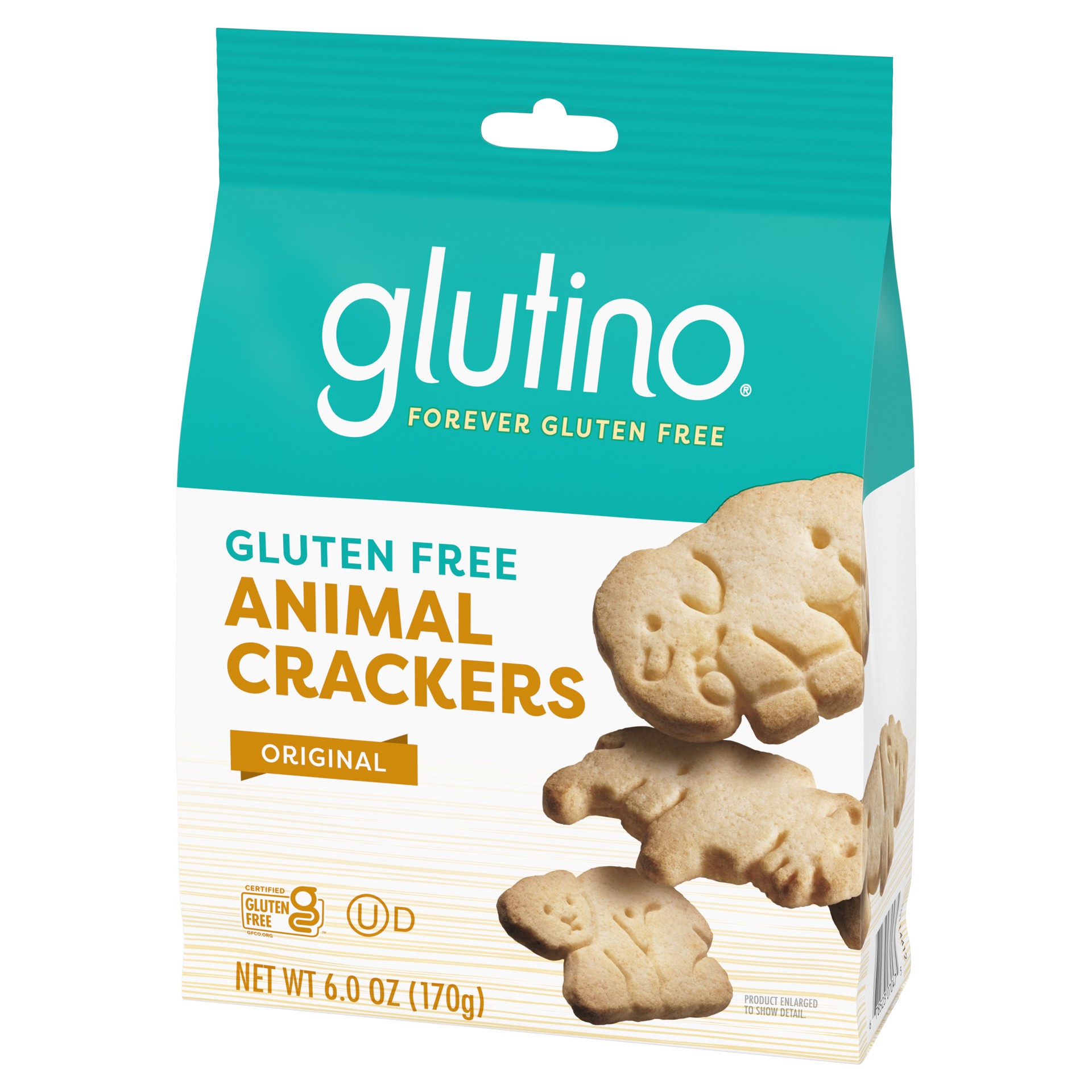 slide 3 of 5, Glutino Gluten Free Original Animal Crackers 6 oz, 6 oz