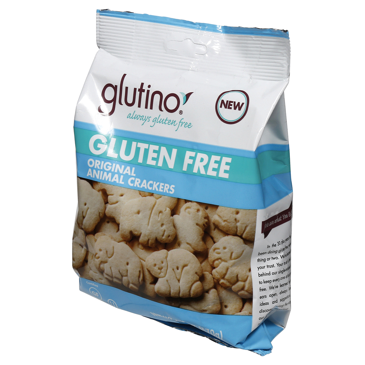 slide 4 of 6, Glutino Gluten Free Original Animal Crackers, 6 oz