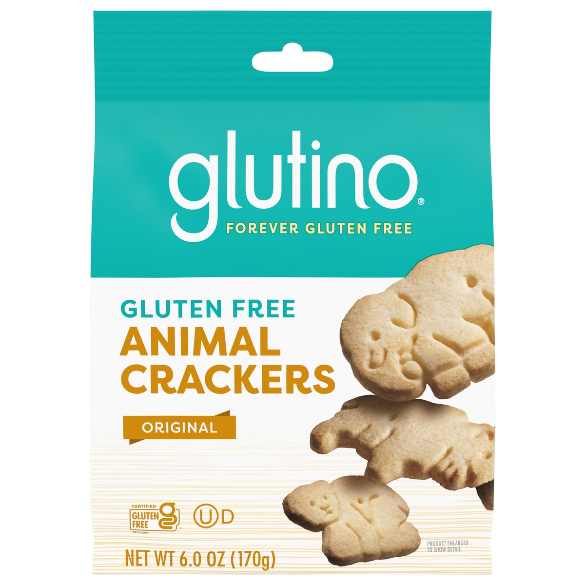 slide 1 of 5, Glutino Gluten Free Original Animal Crackers 6 oz, 6 oz